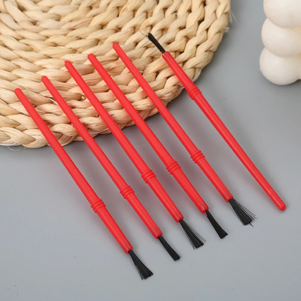 

100Pcs Children Painting Brush Set Durable Nylon Head Small Art Paintbrushes Supplies Fine Liner for Acrylic Watercolor Oil