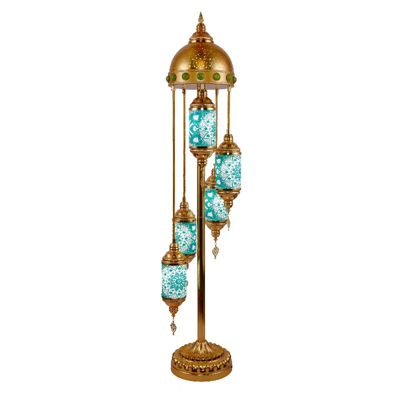

New Design Golden Hooded Floor Lamp Home Decoration