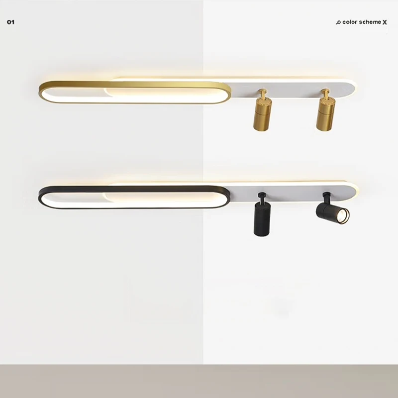 

Nordic LED Ceiling Light with Spotlight Chandelier for Living Room Corridor Cloakroom Decor