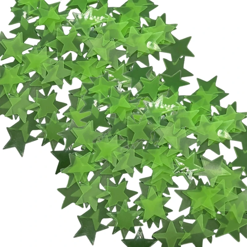 100pcs Glow In Dark Fluorescent 3D Star Wall Sticker for Kids Room Decoration Dropship