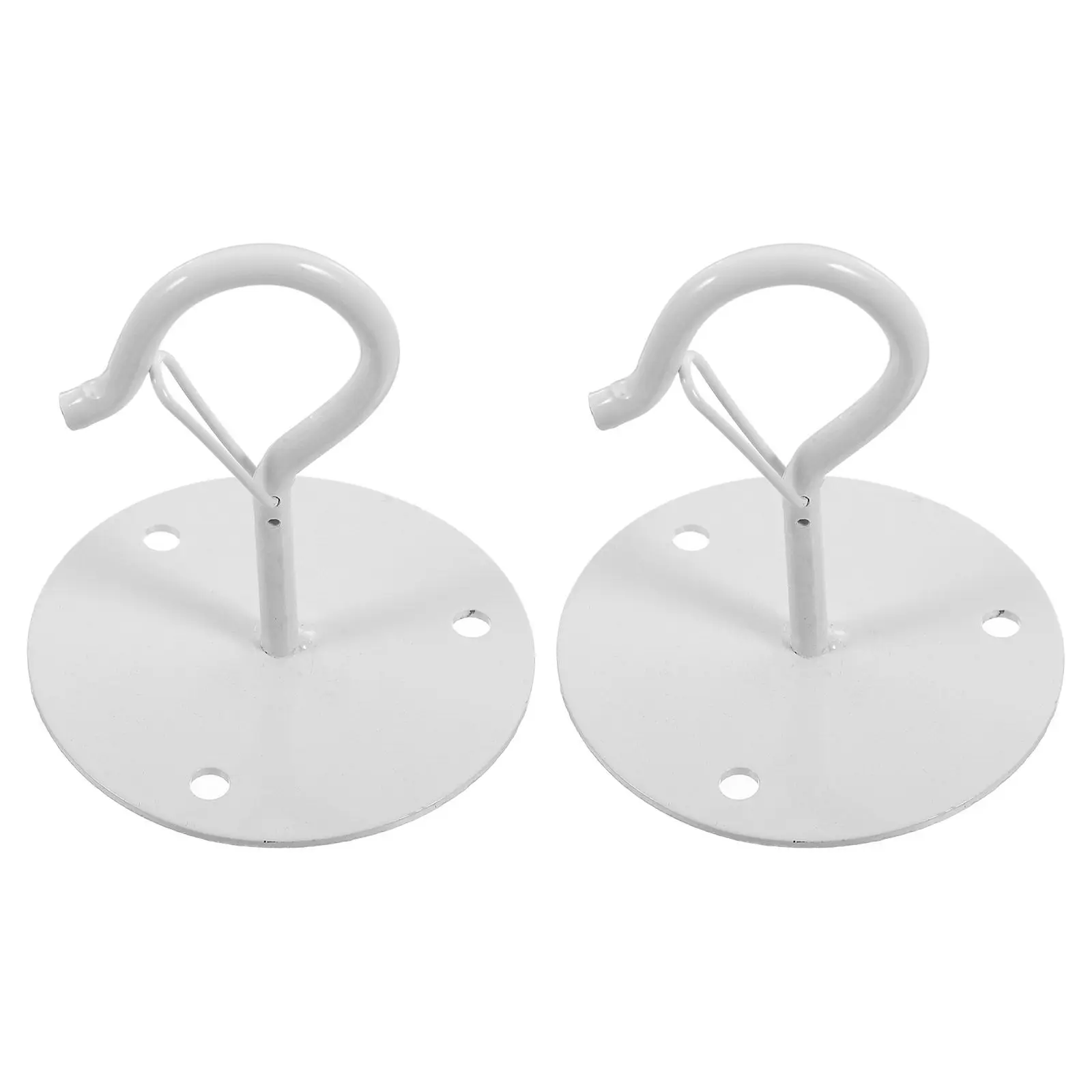 Heavy Duty Metal Ceiling Hooks for Plants, Baskets, Lanterns – Indoor & Outdoor Pot Hangers (2 Pack)