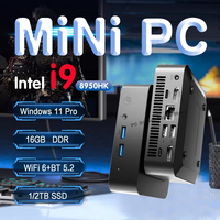 Intel Core i9 8950HK Mini PC Computer Windows 11 16GB DDR4  512G/1T/2TB SSD  1000Mbps  WIFI 6 BT5.2 4K HD Mini Gaming Pc Desktop
