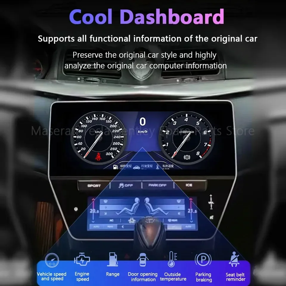 Android 11 Car Radio For Maserati GranTurismo Quattroporte 2007-2020 Auto GPS Navigation Carplay Head Unit Stereo
