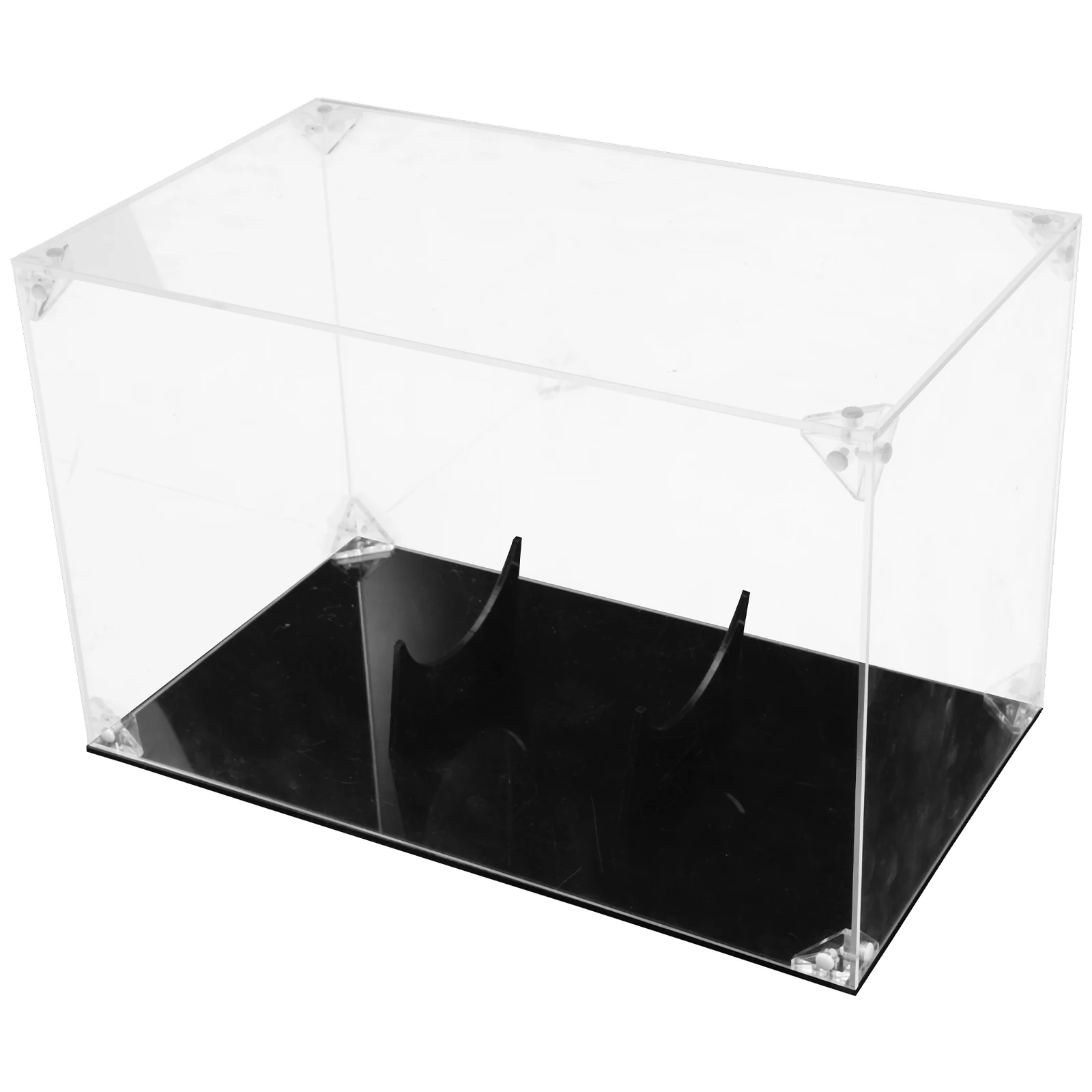 

Display Box Rugby Case Desktop Holder Cabinet Clear Storage Boxes Tabletop for