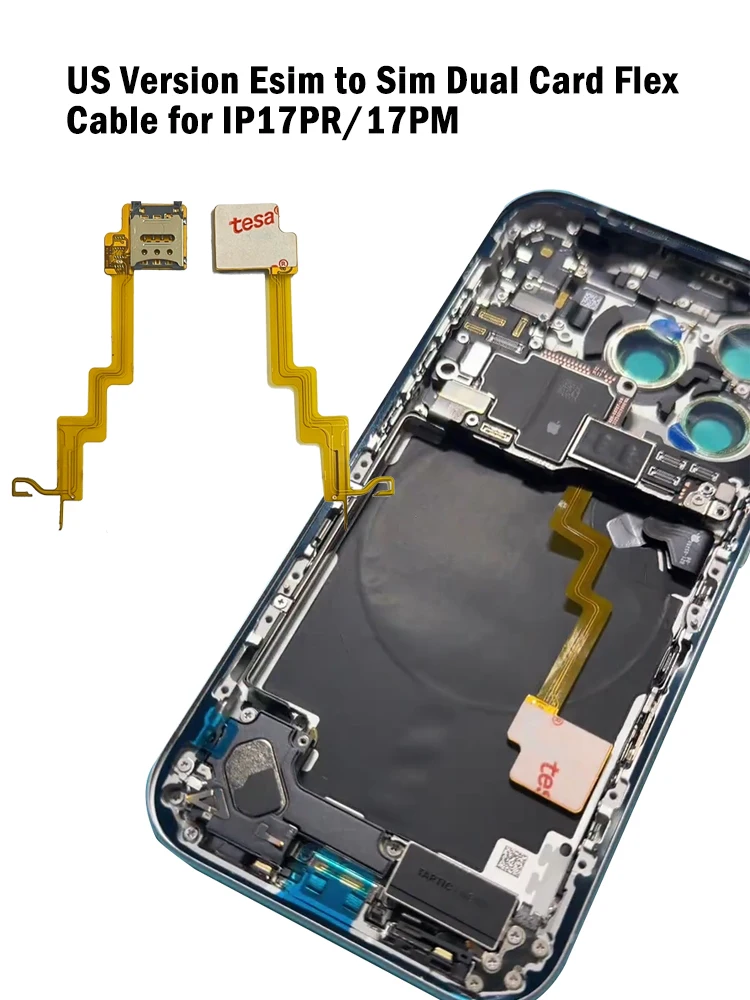 Do iPhone 18 17 18Pro Pro Max wersja amerykańska ESlM do podwójnej karty SIM, wbudowane rozwiązanie integracji MEP, obsługa części Super Snow IC — zdjęcie produktu 7
