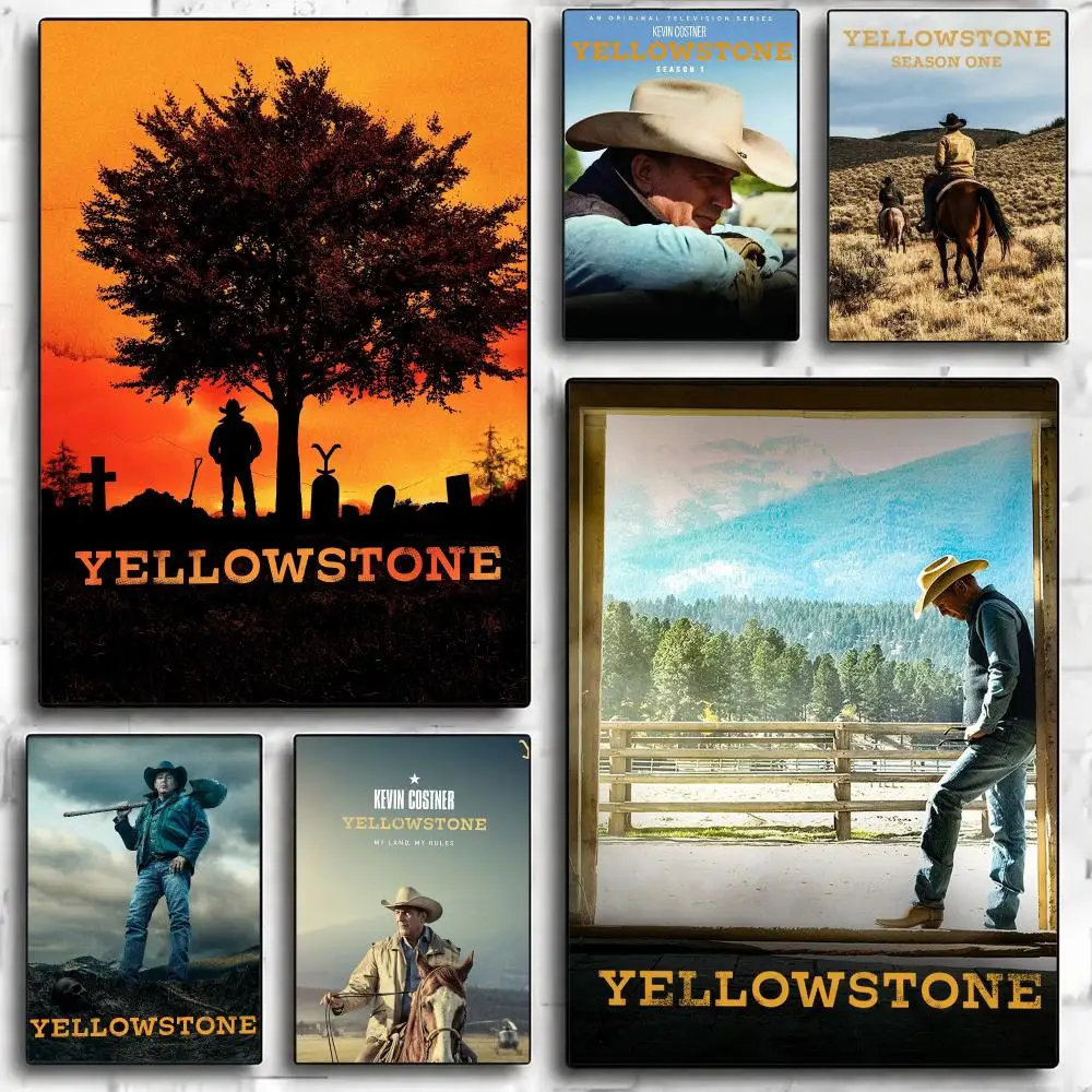tv series Y-Yellowstone-E Painting Calligraphy Nature Inspired Artwork for Living Room  Home Decoration