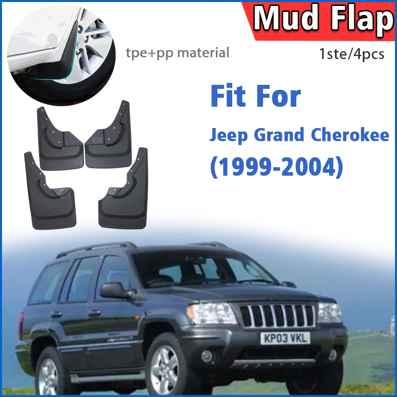 

4 шт., брызговики для Jeep Grand Cherokee