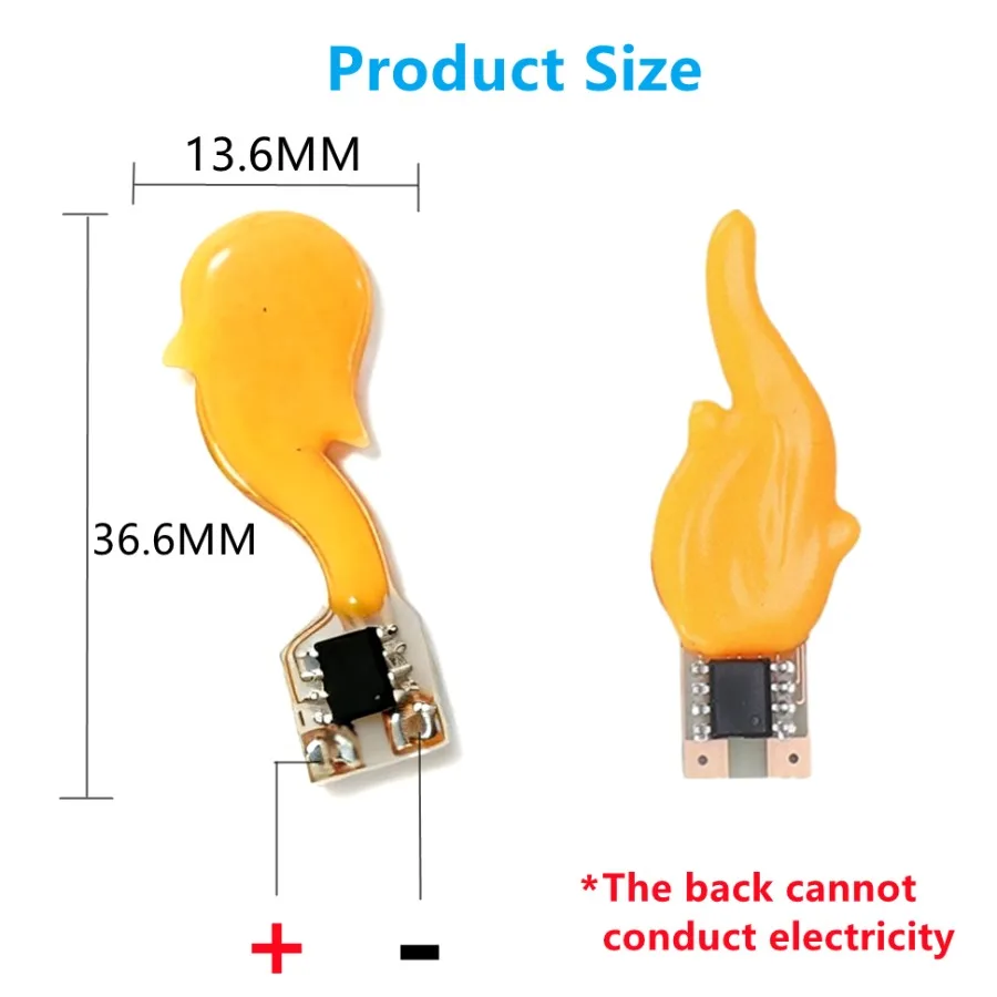 100 ~ 1 قطعة بالجملة DC3V-5V Led COB فلاش الشموع اديسون لهب الدافئة الأبيض 2200 كيلو LED خيوط ديود DIY بها بنفسك حفلة عيد الميلاد الديكور