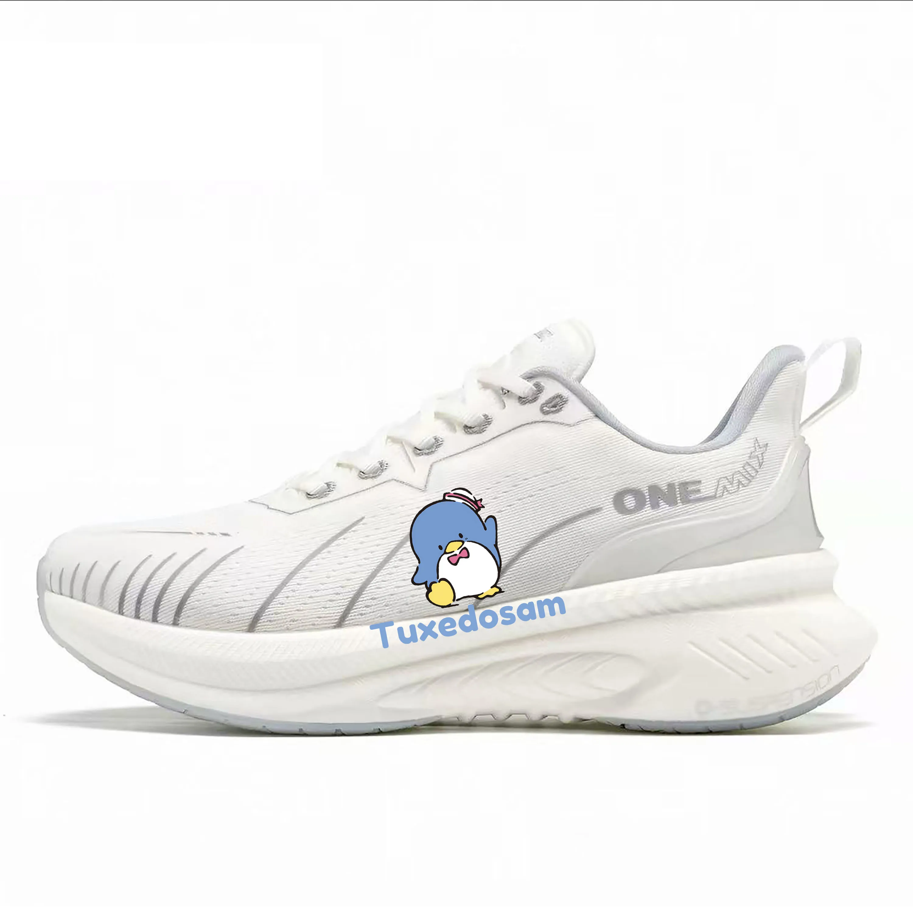 

ONEMIX Sanrio Tuxedosam Road Running Shoes Mens Womens Air Cushion Outdoor Sport Shoes Trainers Male Customized Couple Shoe