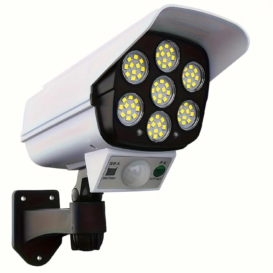 

Solar-Powered Motion Sensor Outdoor Security Light with Remote Control and Rainproof Design - Solar-Powered Smart Home Solution