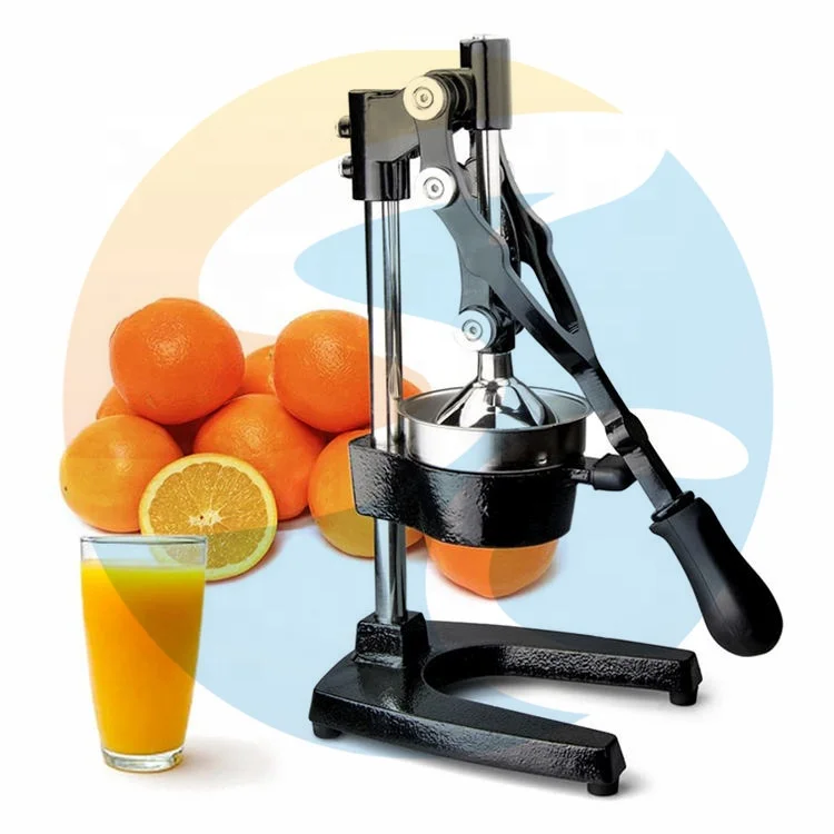 

Hand Press Juicer Machine Manual Orange Juicer Professional Citrus Juicer Orange Crusher Painted Cast Iron Stainless Steel SC