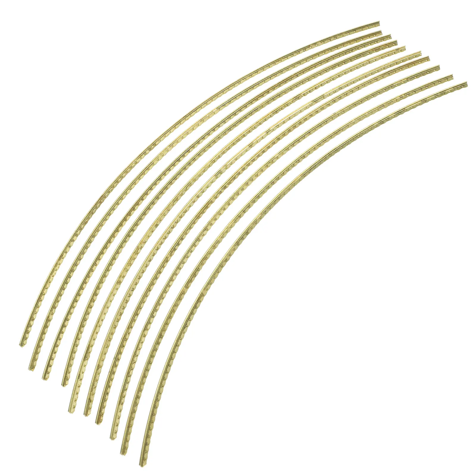 

10 Pcs Guitar Fret Tool Brass Wires Classical Supplies Tools for Soldering Golden Repair