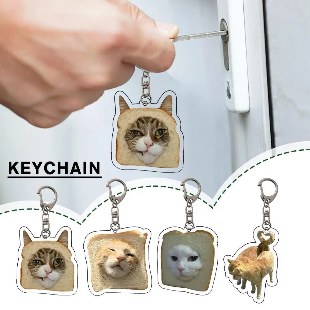 

Creative Cute Dog Funny Cat Keychain KeyRing Key Chains Cute Cartoon Popular for Bag Pendant Aaccessories Gift