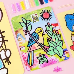 15 Pieces DIY Sand Painting Set for Kids Educational Boys Girls Toys Pinata Stuffed Kids Birthday Gifts