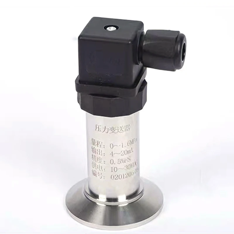 IP65 Food Medicine Industry Sanitary Pressure Sensor SS304 Tri-Clamp 50.5mm for Wine Beer 0-5v Hygienic Pressure Transmitter