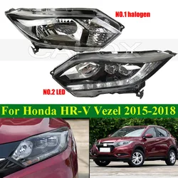 CAPQX Headlight For Honda HR-V HRV Vezel 2015-2018 Front Bumper Head Light Lamp Head Lamp Light Headlamp Turn Light
