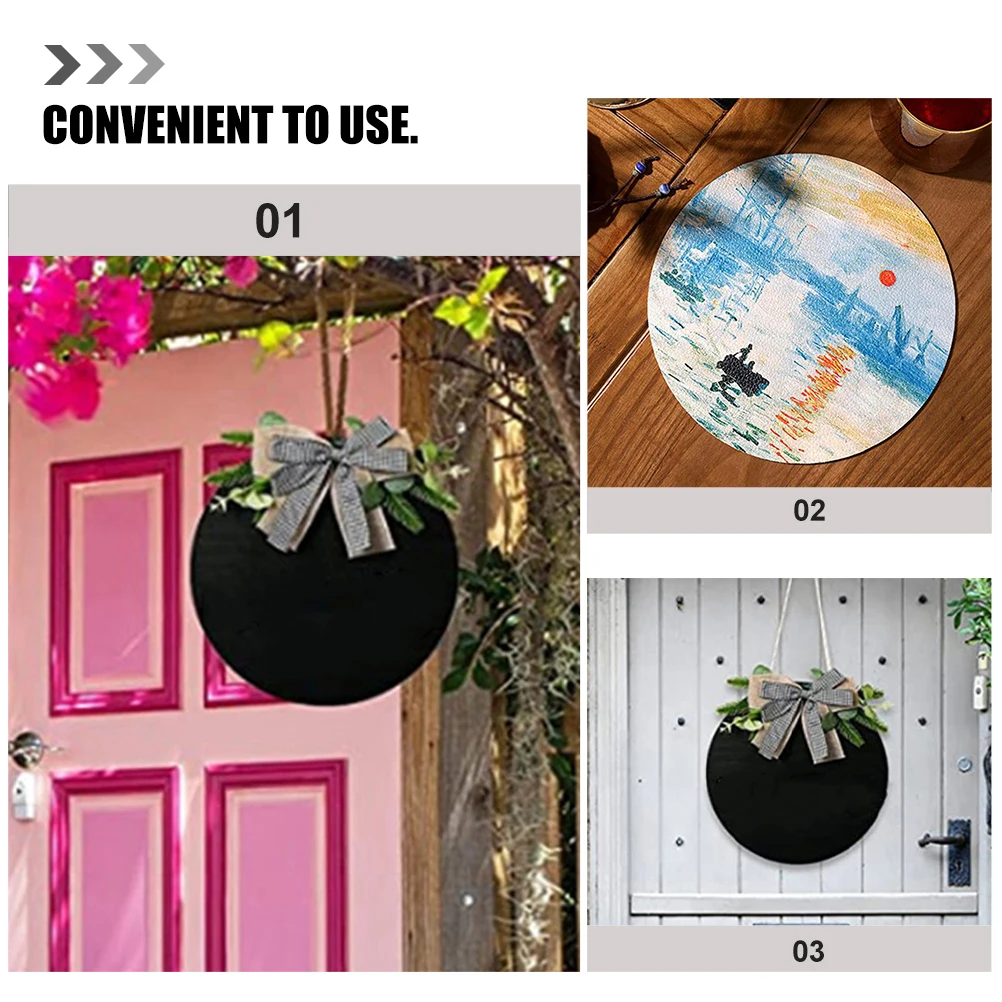 

24pcs Wooden Slices Round Shape Thick Unfinished Rounds Smooth Surface Diy Crafts Blank Wood Pieces Wood Chips For Creative