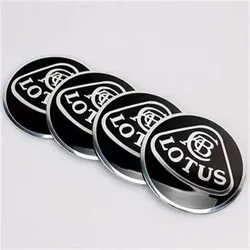 4pcs 56mm 60mm LOTUS Eletre Emira Car Emblem Wheel Center Hub Cap Auto Rim Refit Dust-proof Badge Covers Sticker Accessories