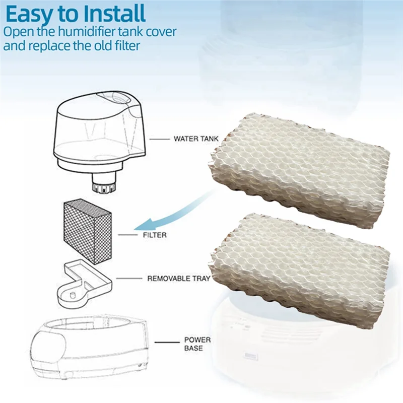 10PCS WF813 Humidifier Filter Humidifier Wick FilterสําหรับRelion WF813 Duracraft HC832 DH-830/DH830