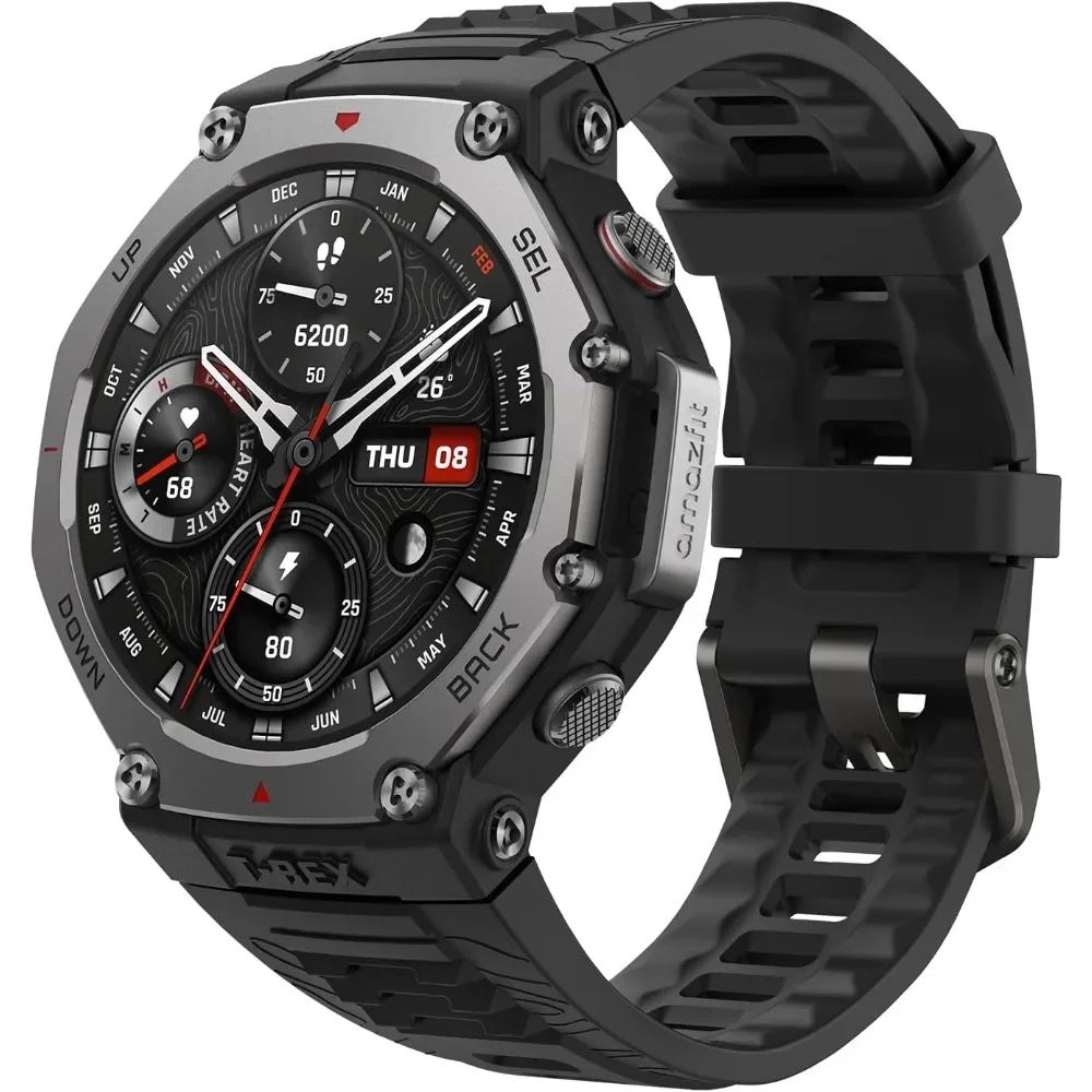 

T-Rex 3 Military Smart Watch 48mm, Fitness Watches with GPS (with Privacy), AI, Voice Control, Offline Maps