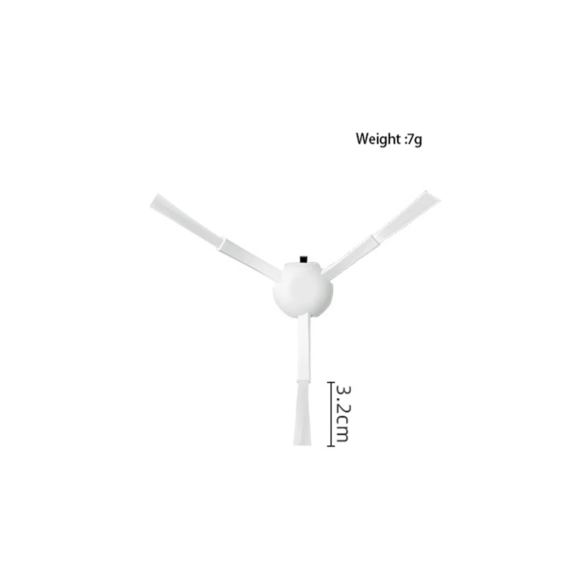 로봇 진공 청소기 사이드 브러시 예비 부품 액세서리, 3S B108CN 용 8 개