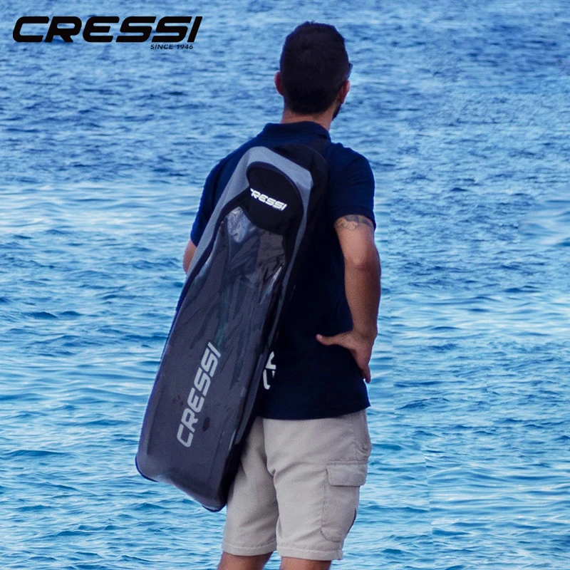 Cressi Freediving Torby z długimi płetwami Flipper Łatwe do przenoszenia Sprzęt do nurkowania podwodnego Gara Basic