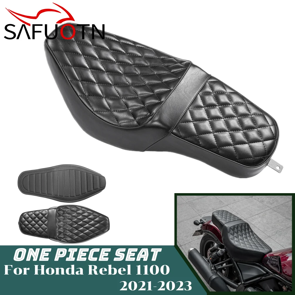 

One Piece Retro Seat Cushion For Honda Rebel CM CMX 1100 Front Driver Rear Passenger Seat Cover CMX1100 CM1100 2021-2024 2023