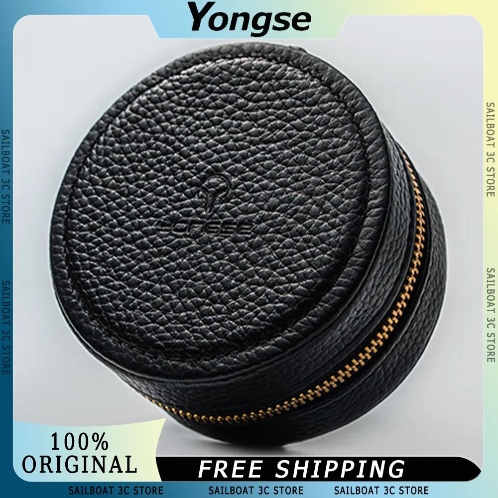 

Сумка для наушников Yangse с узором из воловьей кожи и личи, портативная анти-давление, сейсмическая цифровая сумка для хранения кабеля для наушников на заказ