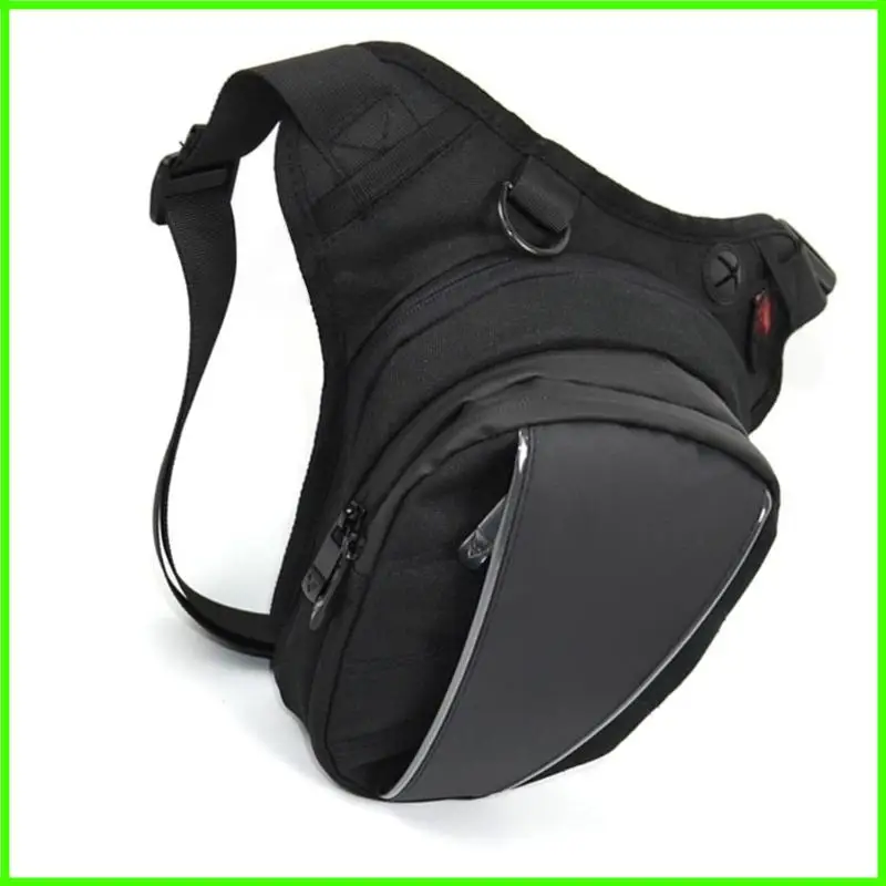 

Multifunctional Drop Leg Waist Pack For Motorbike Riders Waterproof Phone Purse With Secure Zippers Compartments
