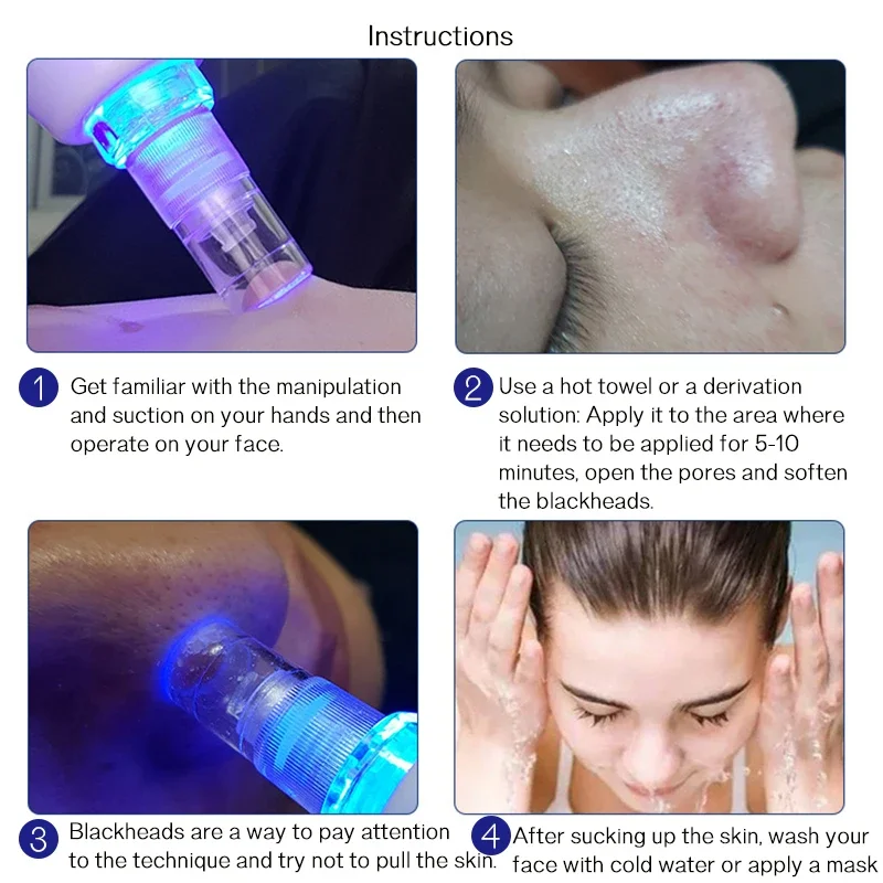 Enchufe europeo dermoabrasión de diamante, exfoliación de espinillas, acné, poros, elimina el cuidado de la piel Facial, máquina de belleza al vacío, equipo de belleza Facial