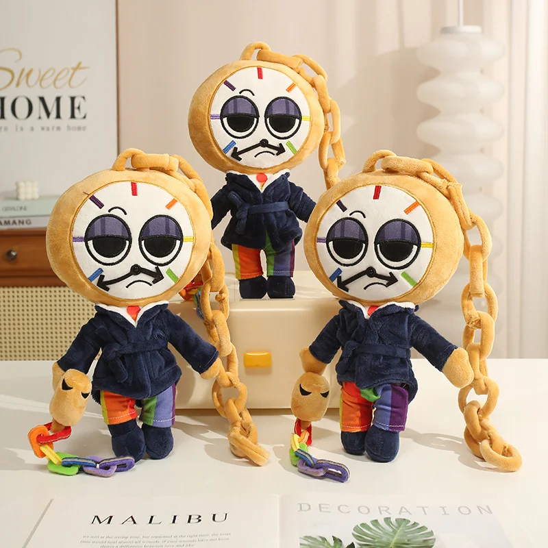 1 Stück 35cm Neues Dandy's World Series Plüschtier Lustiges Dandy Uhrwerk-Monster ‌ Astro ‌ Sprout Pebble ‌ ‌ Shelly ‌ Vee Plüschfigur als Geschenk für Fans – Detail 8