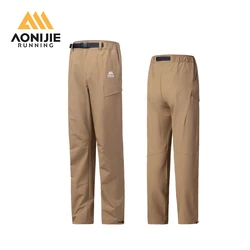 AONIJIE FM5217 Men's Autumn and Winter Sports Trousers Breathable and Warm Suitable for Outdoor Hiking and Running Pants
