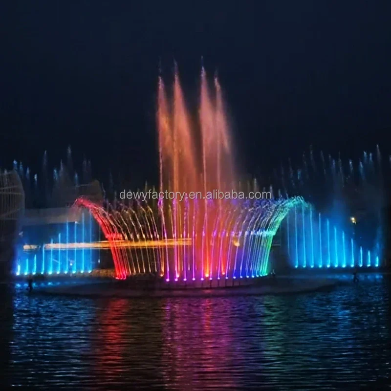 Outdoor Water Feature Garden Fountain Water Fall Pool Music Fountain For Park