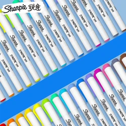 Sharpie Markers Brush Pens Single Double Head Highlighter Quick Drying High Capacity Painting Art Supplies School Stationery