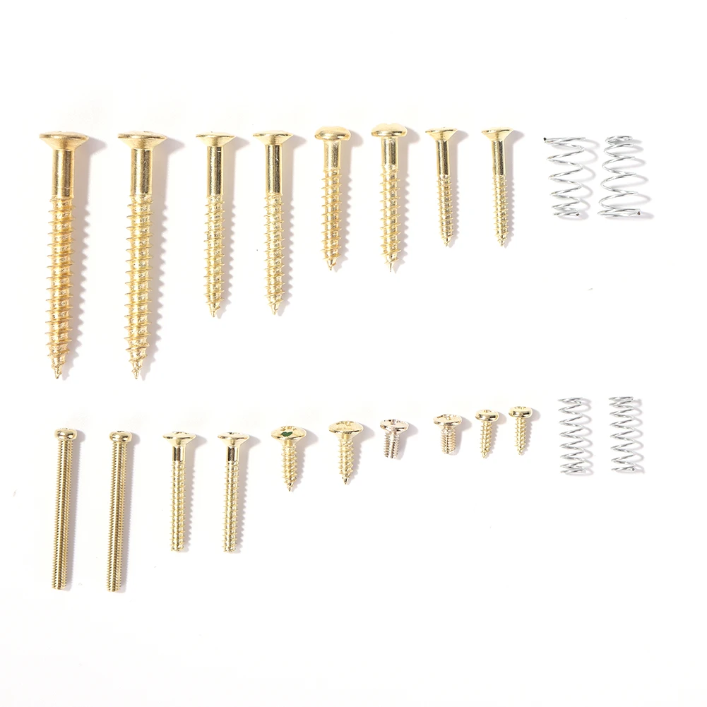 226pcs Guitar Screws Kit Replacement for Pickguard Back Plate Mount Assortment with Storage Box Electric Guitar Parts - view 4