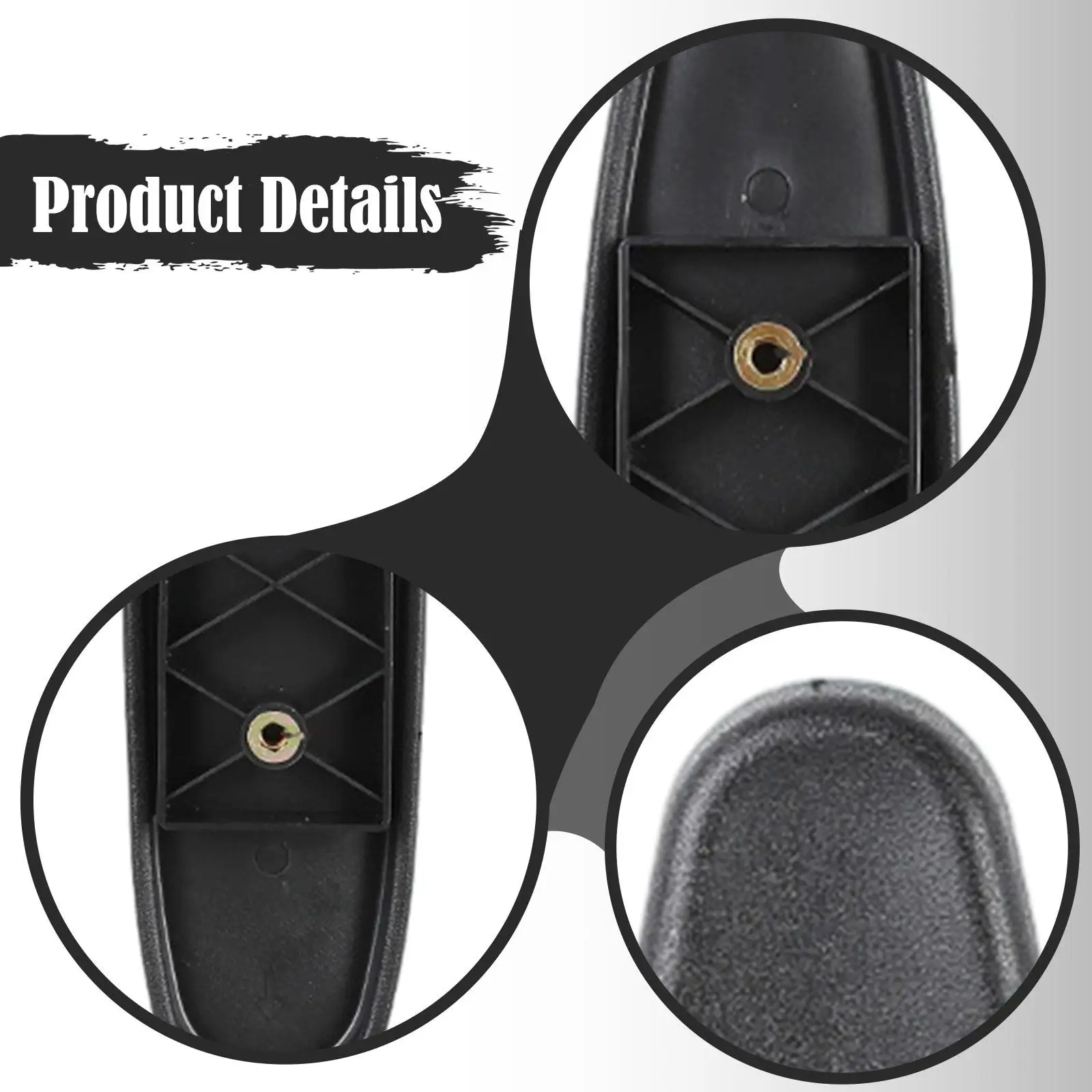 2x reposabrazos para silla de oficina, fácil de instalar, reposabrazos para silla de oficina