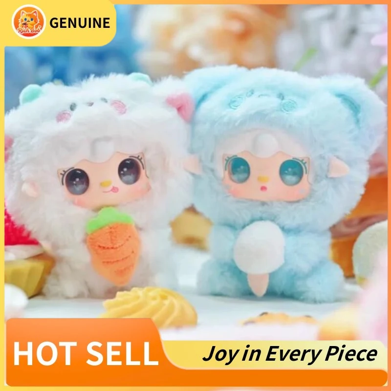 Caja ciega genuina Yooki V10 Baobao Gourmet Shop, bolsa encantadora de felpa, vinilo de escritorio Kawaii, sorpresa, regalo de cumpleaños y Navidad para niños