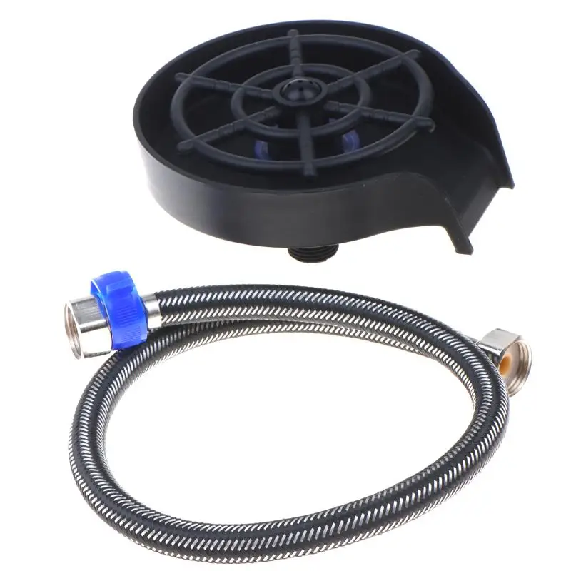 High Pressure Cup Washer With Metal Water Pipe Leakproof Thread Connector For Home Kitchen Bar Coffee Shop Cleaning Work