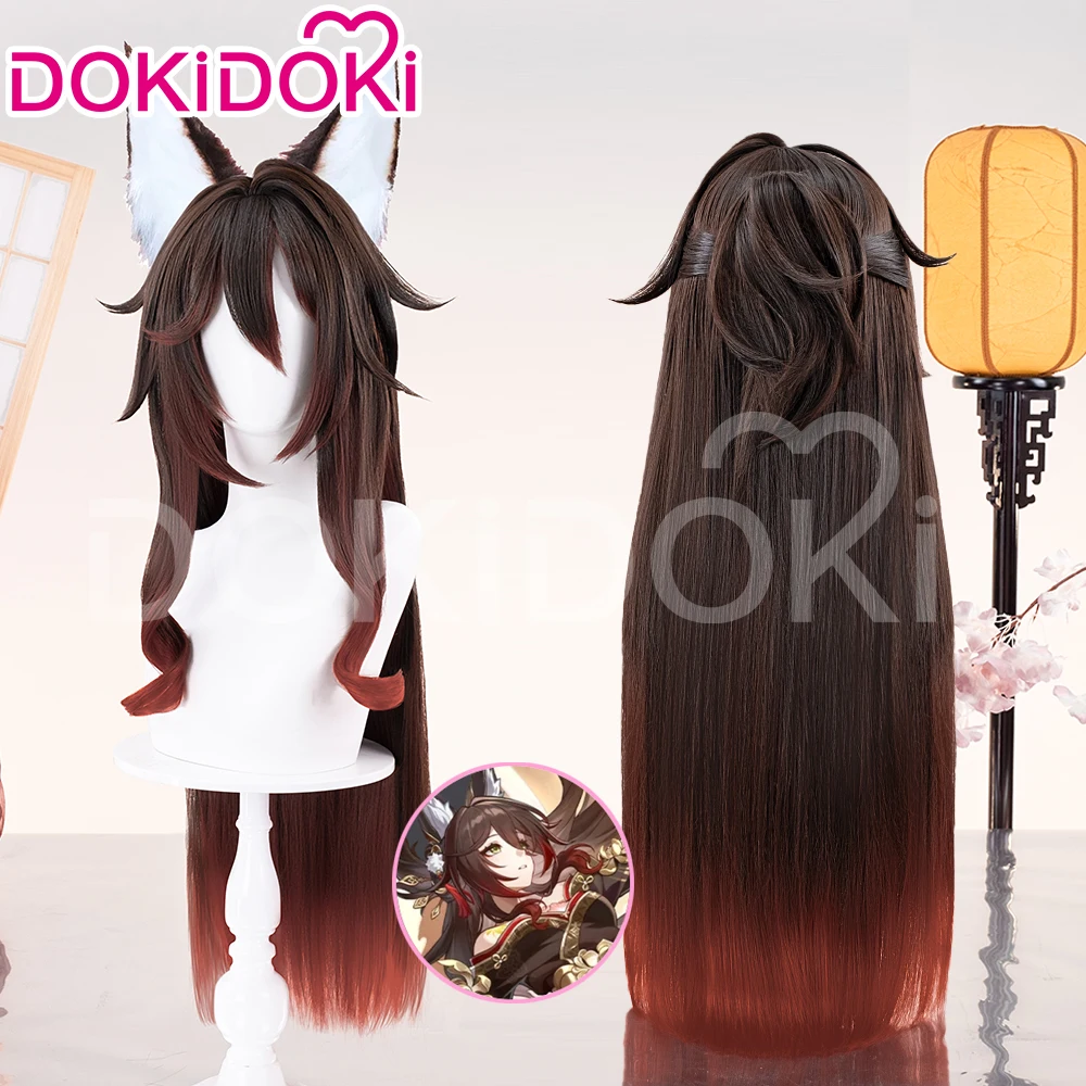 IN STOCK Fugue/Tingyun Wig Game Honkai: Star Rail Cosplay DokiDoki Wig Women Ting Yun Hair Heat Resistant Synthetic Free Wig Cap