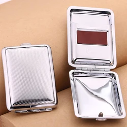 Portable Anti-Pressure Metal Match Box Retro Cigarette Matches Case 57*36*13mm