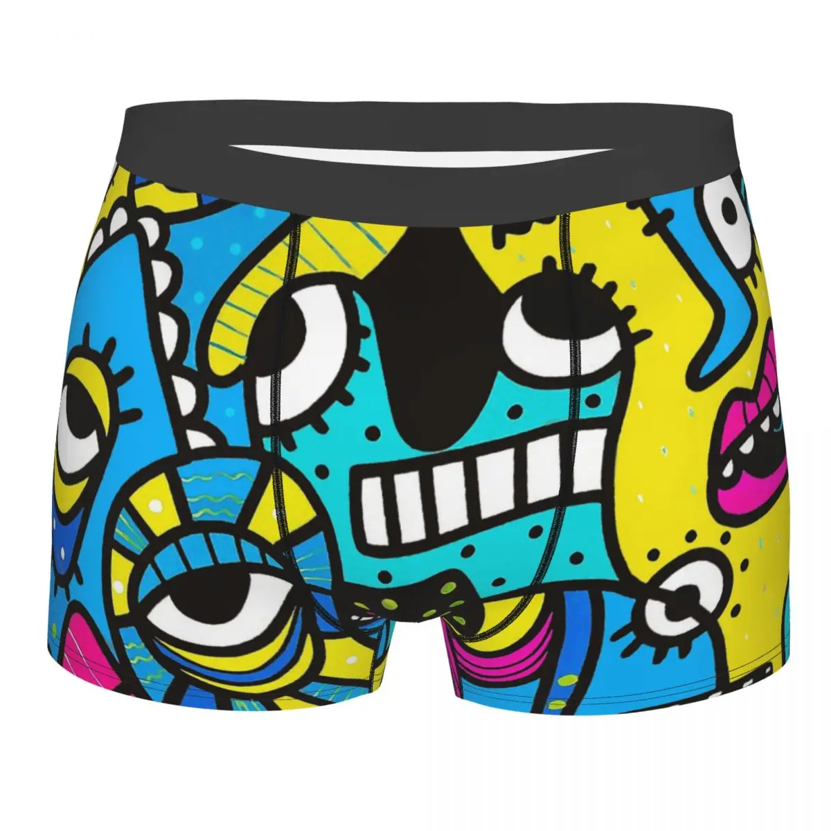 Graffiti Doodle Sweet Art Breathwork Underpants Homme Panties Male Underwear Ventilate Shorts Boxer Briefs