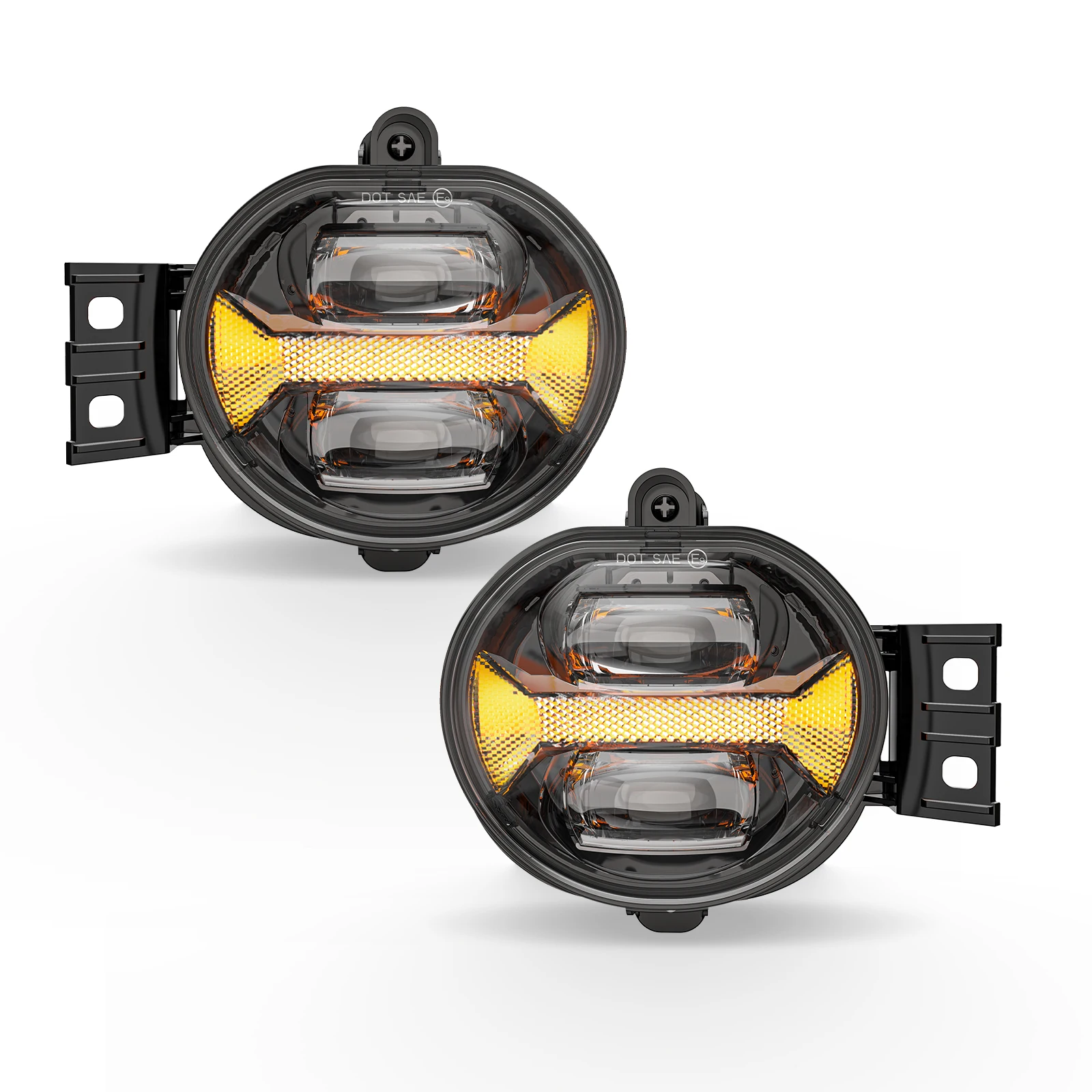 

1 Pair Car LED Fog Light For Dodge Ram 1500 2002-2008 Dodge Ram 2500/3500 2003-2009 Amber DRL 12V Led Driving Light Waterproof