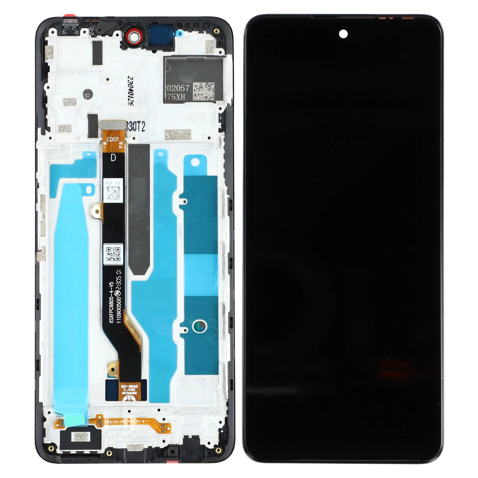 infinix-zero-5g-2023-x6815c-グレードc-lcdスクリーンとデジタイザーアセンブリ-フレーム（ロゴなし）用