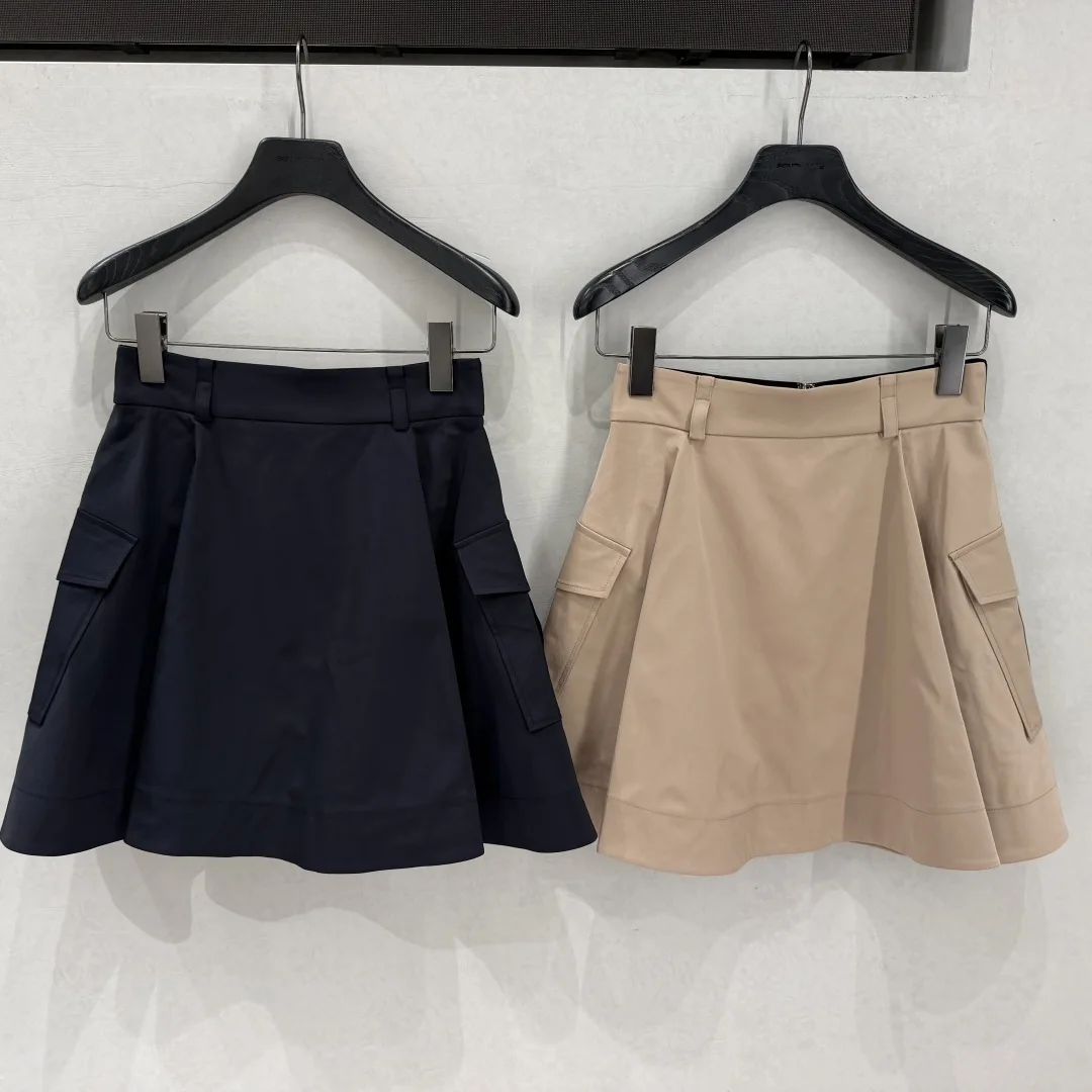 2026 Women Autumn Golf Skort Mid Length Umbrella Skirt Outdoor Casual Versatile Ladies Golf Skirt With Shorts