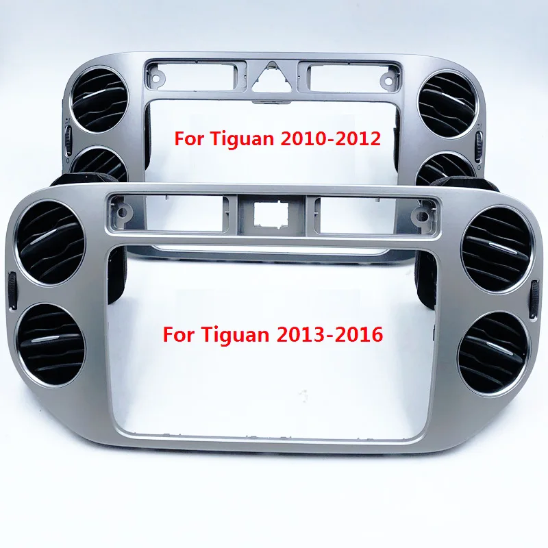 CAPQX For VW Tiguan 2010-2016 Car Instrument Panel Air Conditioner Vent Grille Vehicle Interior Air Outlet Vent Frame Grille
