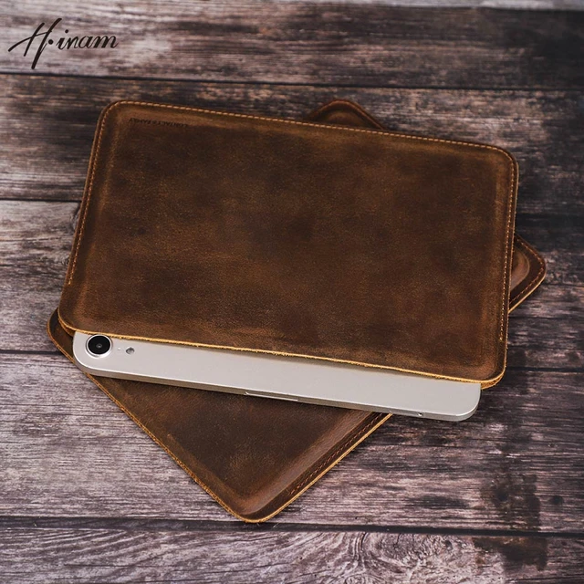 IPad 11 Pro case | Galaxy Tab S8 Ultra leather case | Minimal Pad 5 leather 2024 case | iPad Air leather sleeve