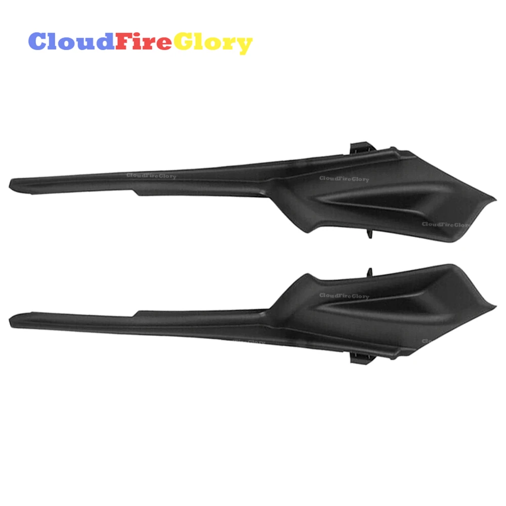 

53867-08020 53866-08020 For Toyota Sienna 2011-2020 Pair Front Left Right Fender Cowl Hood Side Seal Plastic Black