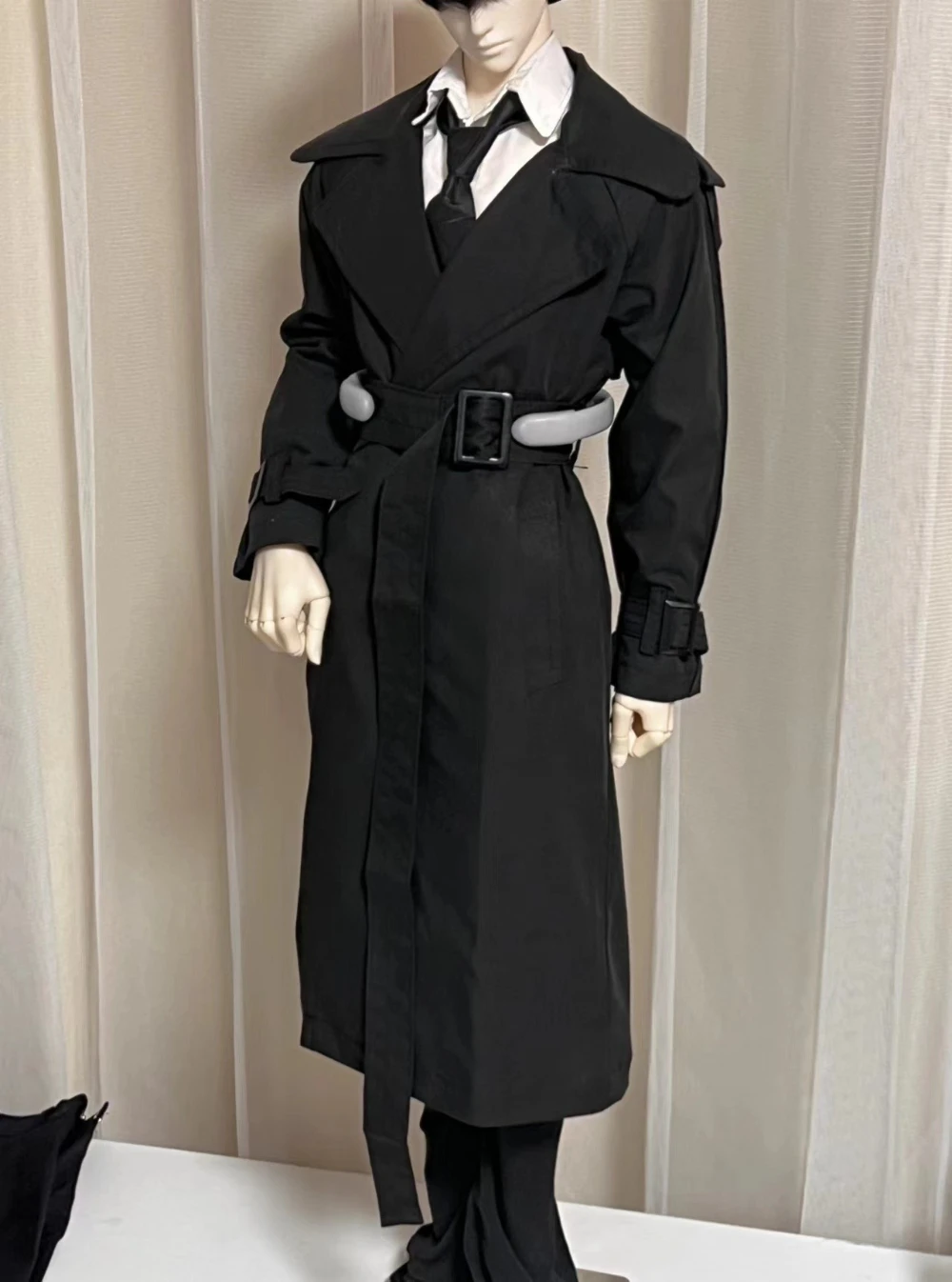 

Одежда для кукол: пальто для куклы BJD 75 см, ветровка 1/3, черное, с длинными рукавами, для переодевания, игрушки для игры в дочки-матери, подарок, аксессуары для кукол (кукла в комплект не входит)