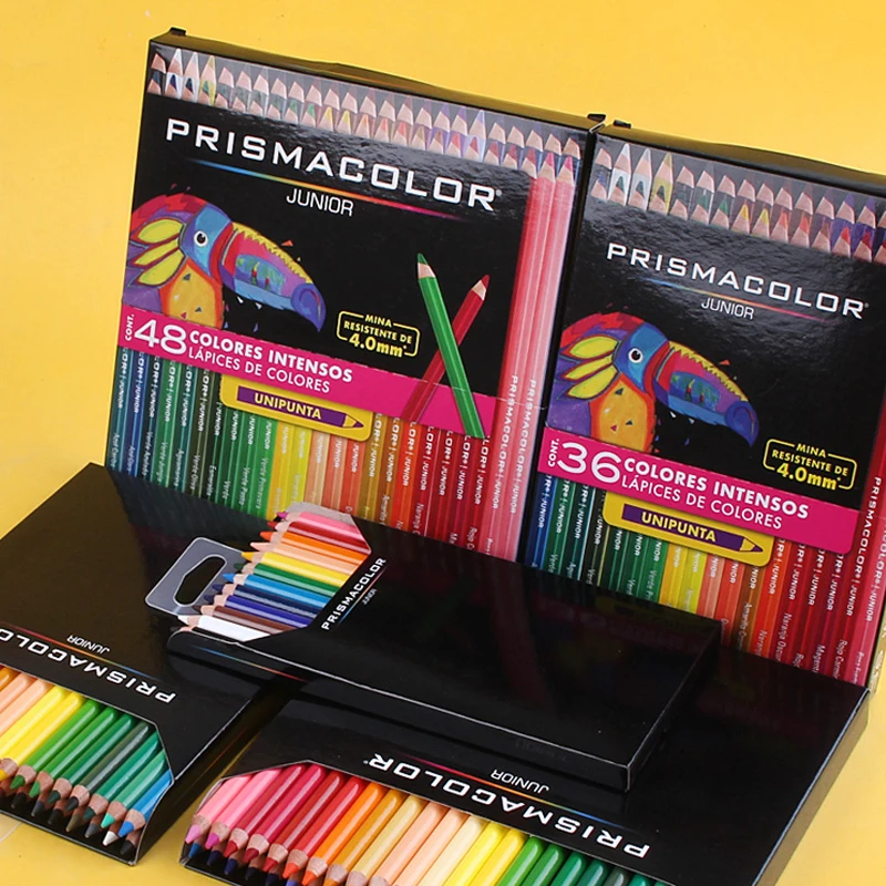 Prismacolor 12/24/36/48 Colors Oil Colored Drawing Pencil Set Wood Colour Pencils for Sketch School Student Art Supplies Crayons