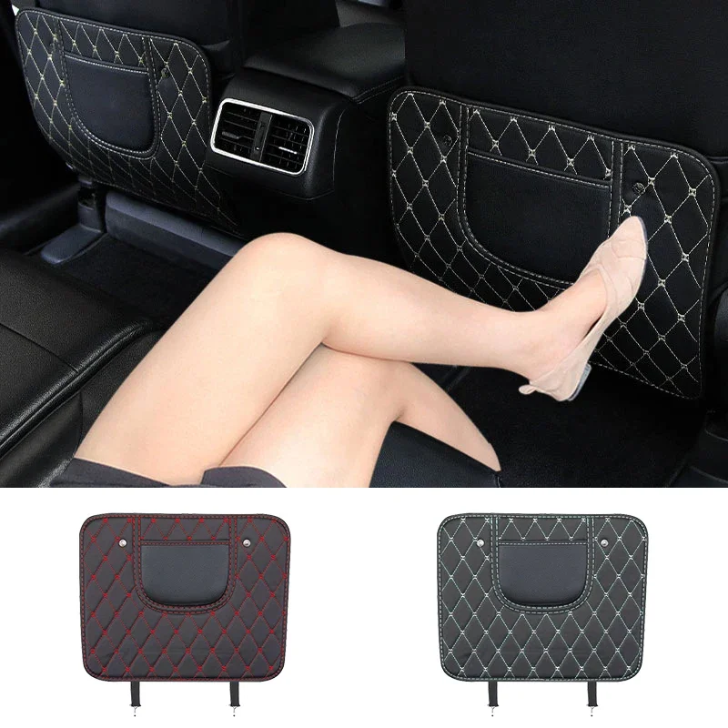 1PC Car Seat Backrest Anti-kick Pad Protector For MG Zs EV 5 2022 Rx5 Rx8 Tf 3 6 Phev Hs Astor One V80 Gs Auto Accessories